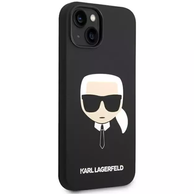 Karl Lagerfeld Silicone Karl&#39 s Head MagSafe case for iPhone 14 Plus - black 10