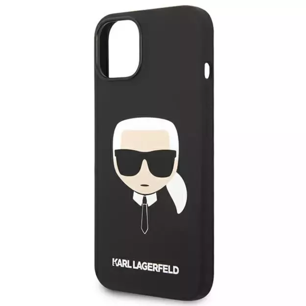 Karl Lagerfeld Silicone Karl&#39 s Head MagSafe case for iPhone 14 Plus - black 12