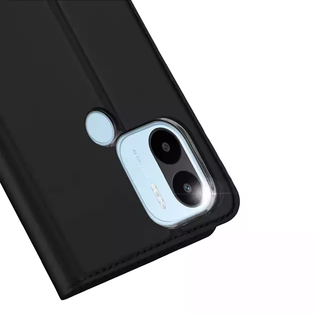 Dux Ducis Skin Pro Case for Xiaomi Redmi A1+ Flip Card Wallet Stand Black 14