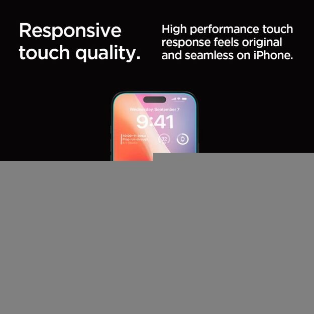 Spigen Glas.tR EZ Fit Privacy Tempered Glass for iPhone 16 Pro / 17 / 17 Pro - 2 pcs.