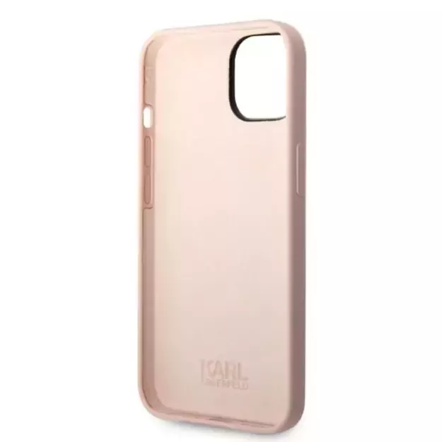 Karl Lagerfeld KLHCP14MSNIKBCP iPhone 14 Plus 6.7&quot  hardcase pink/pink Silicone Ikonik 6