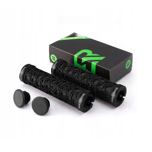 Rockbros 2017-14ABK bicycle grips - black 2