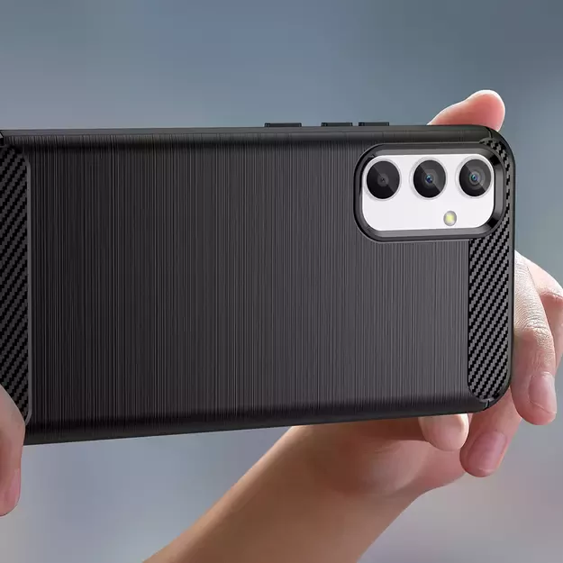Carbon Case case for Realme 10 Pro flexible silicone carbon cover black 4
