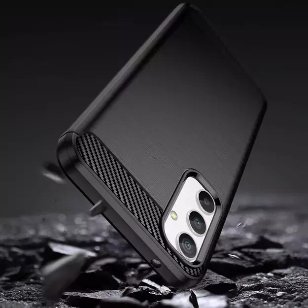 Carbon Case case for Realme 10 Pro flexible silicone carbon cover black 2