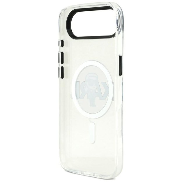 Karl Lagerfeld IML Karl Sketch Logo MagSafe Case for iPhone 17 Air - Transparent 6