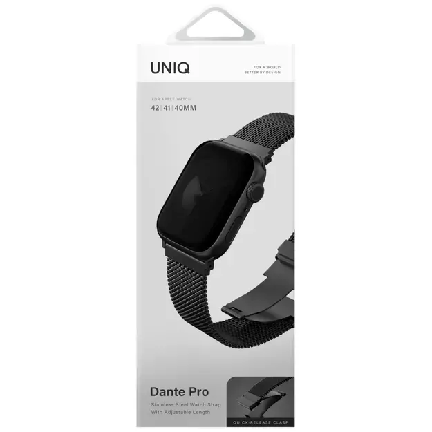 Uniq Dante Pro Apple Watch Strap 40/41/42mm Stainless Steel - Graphite 2