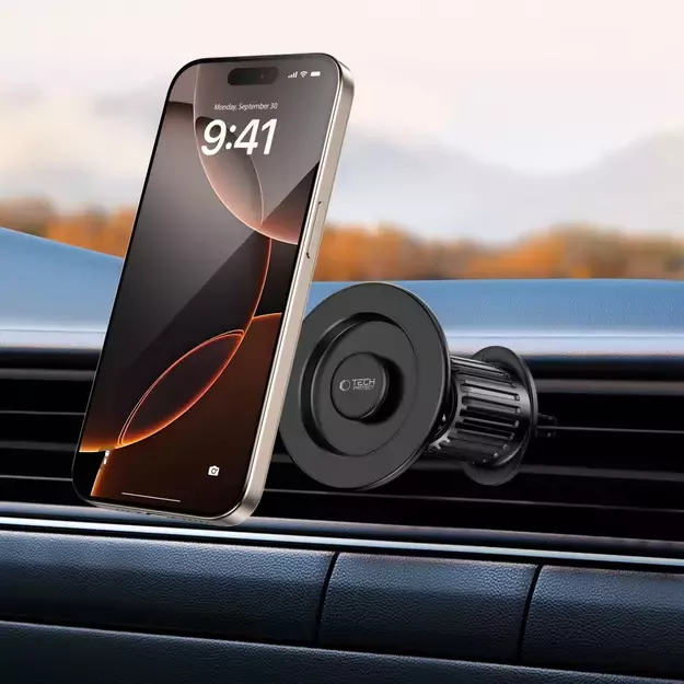 Tech-Protect N58 Magnetic MagSafe Car Air Vent Mount Holder - Black 4