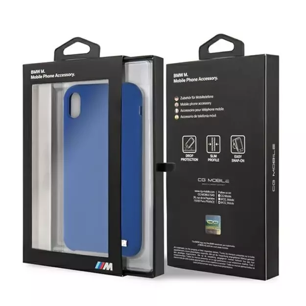 BMW Silicone M Collection iPhone Xr Case - Blue 12
