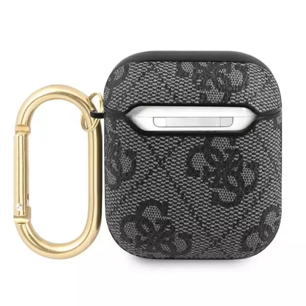 Guess 4G Script Metal Collection case for AirPods 1 / 2 - gray 3