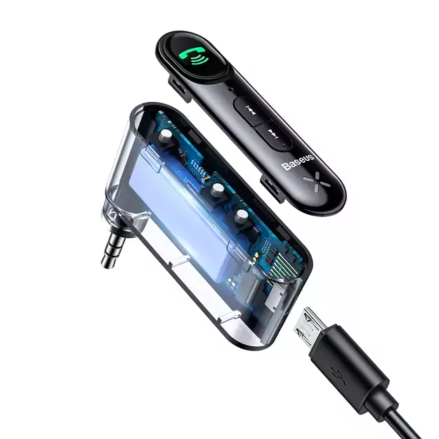 Baseus BSBA-02 (Overseas Edition) Bluetooth AUX transmitter - black 4