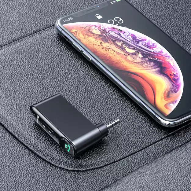 Baseus BSBA-02 (Overseas Edition) Bluetooth AUX transmitter - black 5