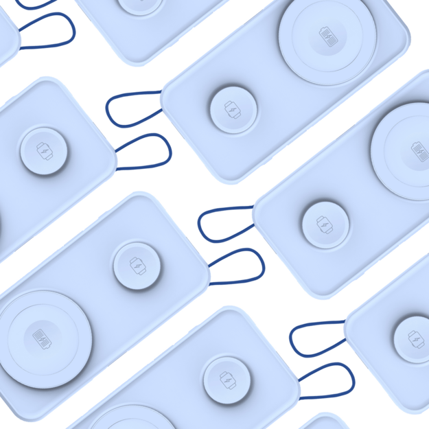 Powerbank 3mk PastelUp 10,000mAh 22.5W USB 1A1C - blue 3