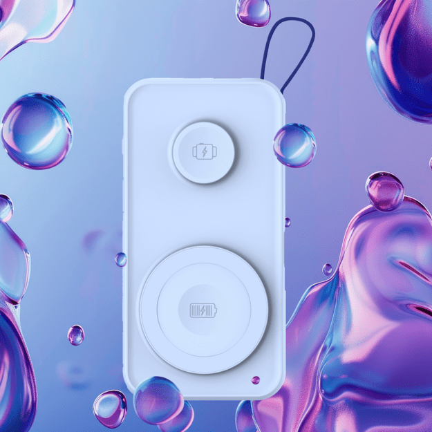 Powerbank 3mk PastelUp 10,000mAh 22.5W USB 1A1C - blue 9