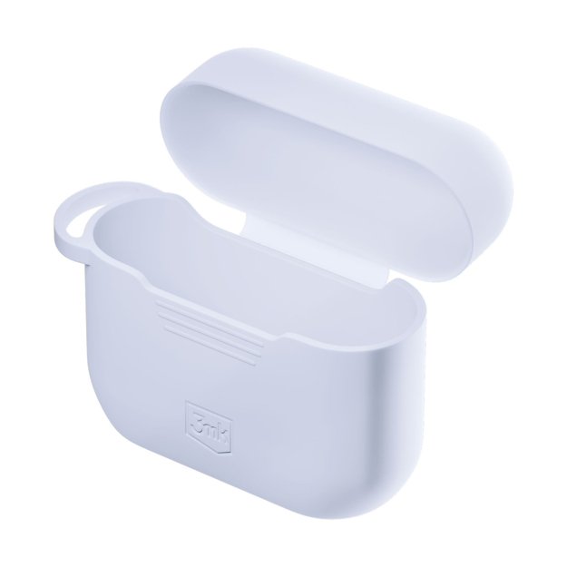 3mk Silicone AirPods Case for AirPods Pro 3 - White 4