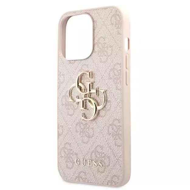 Guess 4G Big Metal Logo Case for iPhone 13 Pro / 13 6.1&quot  - Pink 12