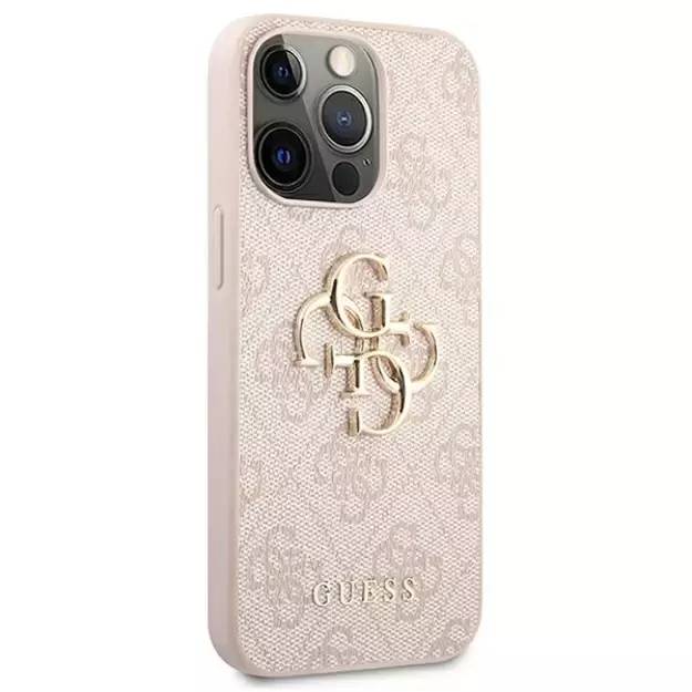Guess 4G Big Metal Logo Case for iPhone 13 Pro / 13 6.1&quot  - Pink 10