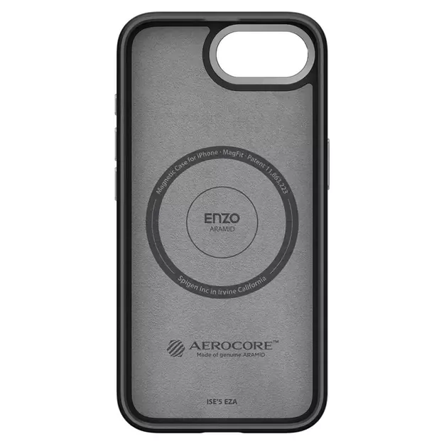 Spigen Enzo Aramid MagSafe iPhone 16e Case - Black 30