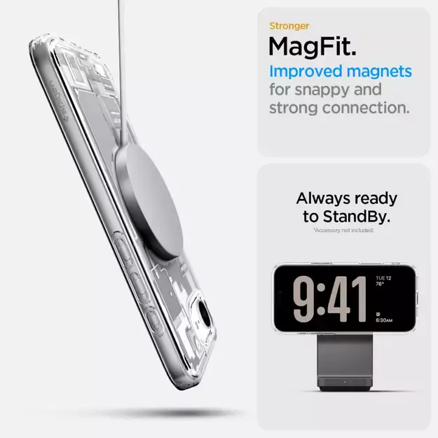 Spigen Ultra Hybrid MagSafe Case for iPhone 16e Zero One - White 27