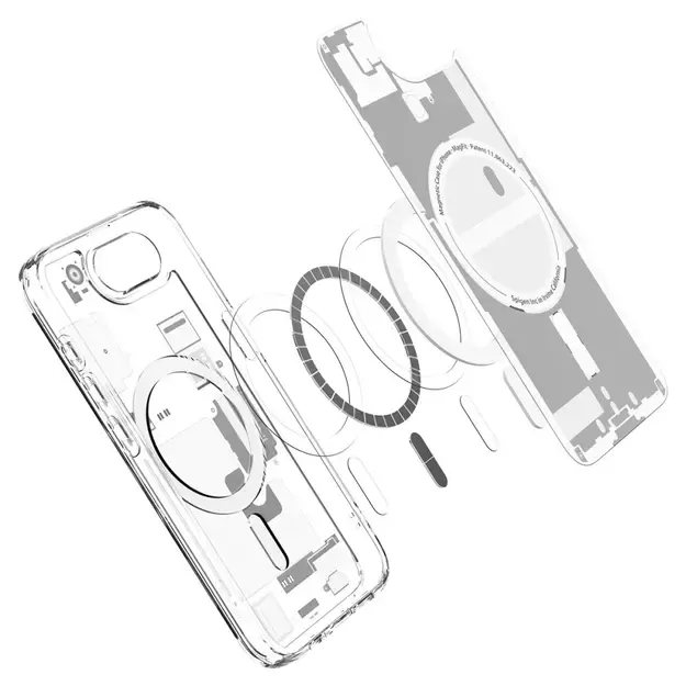 Spigen Ultra Hybrid MagSafe Case for iPhone 16e Zero One - White 24