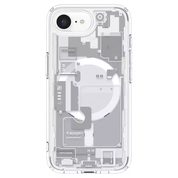 Spigen Ultra Hybrid MagSafe Case for iPhone 16e Zero One - White 17