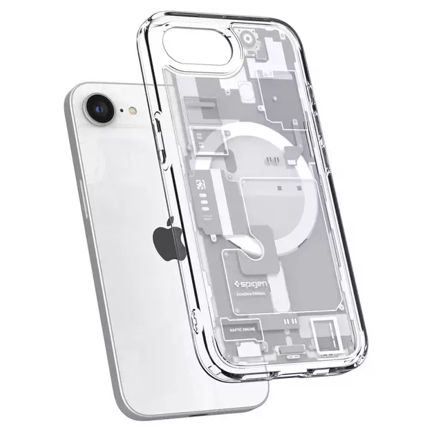 Spigen Ultra Hybrid MagSafe Case for iPhone 16e Zero One - White 21
