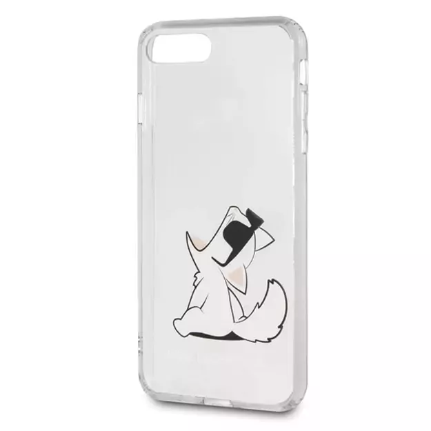 Karl Lagerfeld Choupette Fun iPhone 7 / 8 Plus Case - Transparent 2