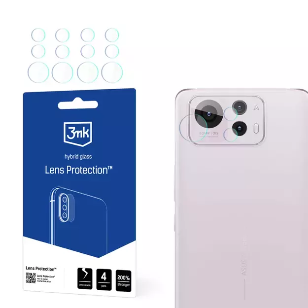 Hybrid Glass for Camera Lens 3mk Lens Protection for Asus Zenfone 12 Ultra