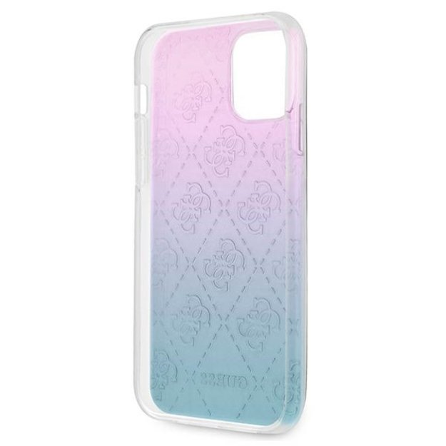 Guess GUHCP12L3D4GGBP iPhone 12 Pro Max 6,7  niebiesko-różowy/blue&pink hardcase 4G 3D Pattern Collection 6