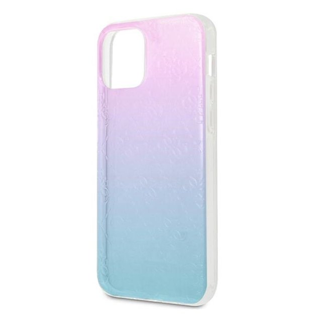 Guess GUHCP12L3D4GGBP iPhone 12 Pro Max 6,7  niebiesko-różowy/blue&pink hardcase 4G 3D Pattern Collection 5