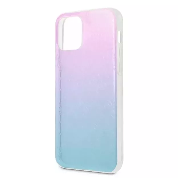 Guess GUHCP12L3D4GGBP iPhone 12 Pro Max 6,7  niebiesko-różowy/blue&pink hardcase 4G 3D Pattern Collection 12