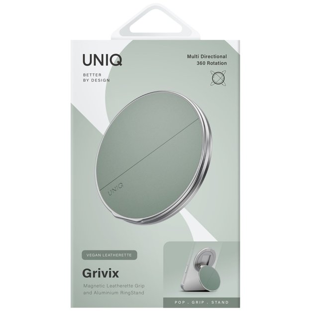 Uniq Grivix Classic 360 Mount&amp Grip Stand Magnetic Holder - Green 3