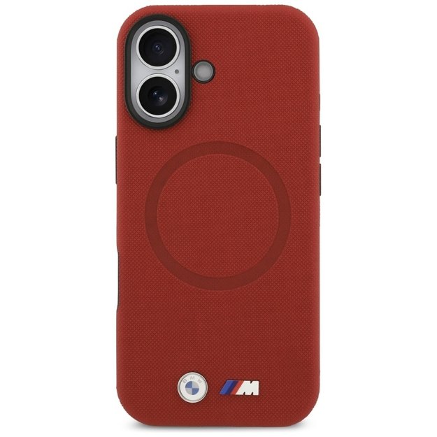 BMW M FW Metal Logo MagSafe Case for iPhone 17 - Red 2