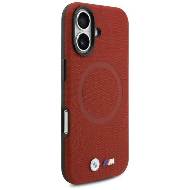 BMW M FW Metal Logo MagSafe Case for iPhone 17 - Red 3