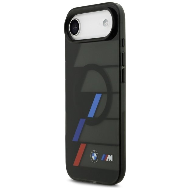 BMW M IML Metal Buttons Tricolor Lines MagSafe Case for iPhone Air - Black 1