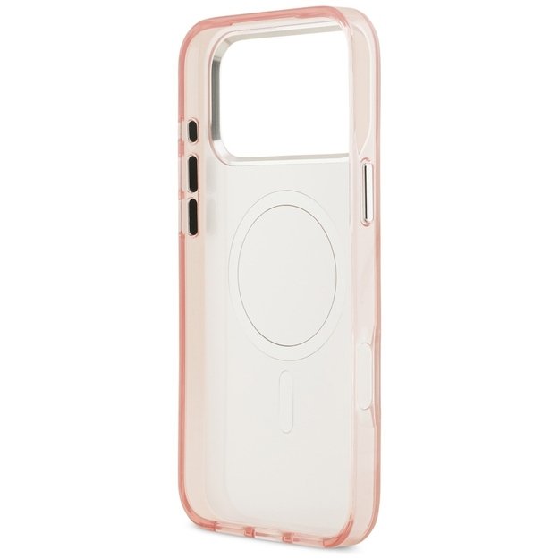 Karl Lagerfeld IML Aquarelle Choupette &amp  Logo MagSafe Case for iPhone 17 Pro - Pink 6