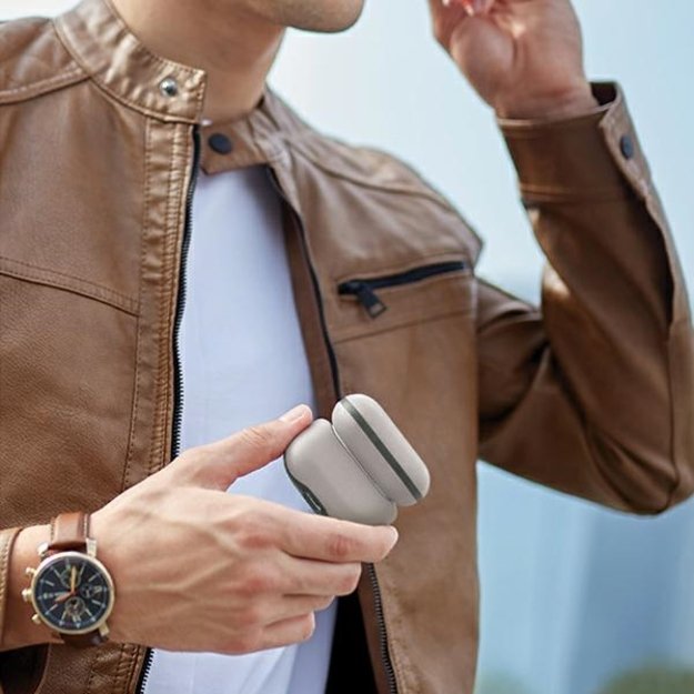 Uniq Lyden DS AirPods Pro 2 Case - Beige-Green 3