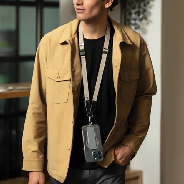 Uniq Vista 2-in-1 phone lanyard - navy blue 4