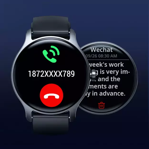 Joyroom Classis Series JR-FC1 smartwatch with call answering function / IP68 protection - gray 28