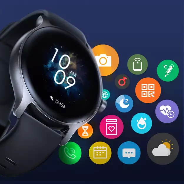 Joyroom Classis Series JR-FC1 smartwatch with call answering function / IP68 protection - gray 26