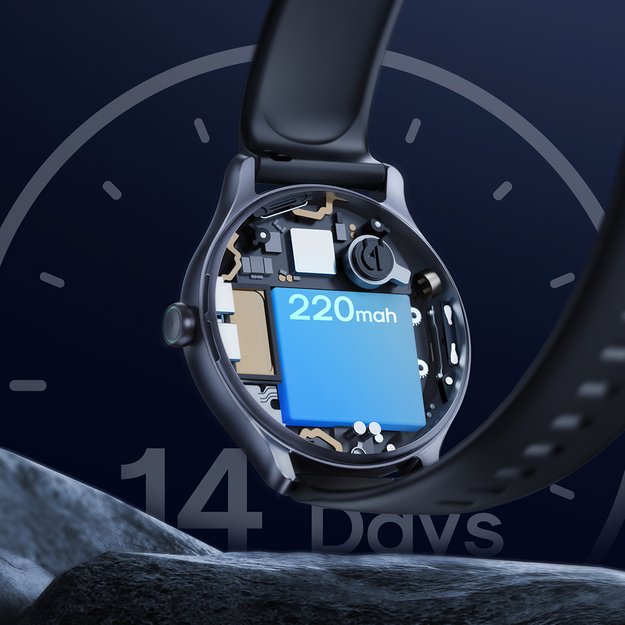 Joyroom Classis Series JR-FC1 smartwatch with call answering function / IP68 protection - gray 30