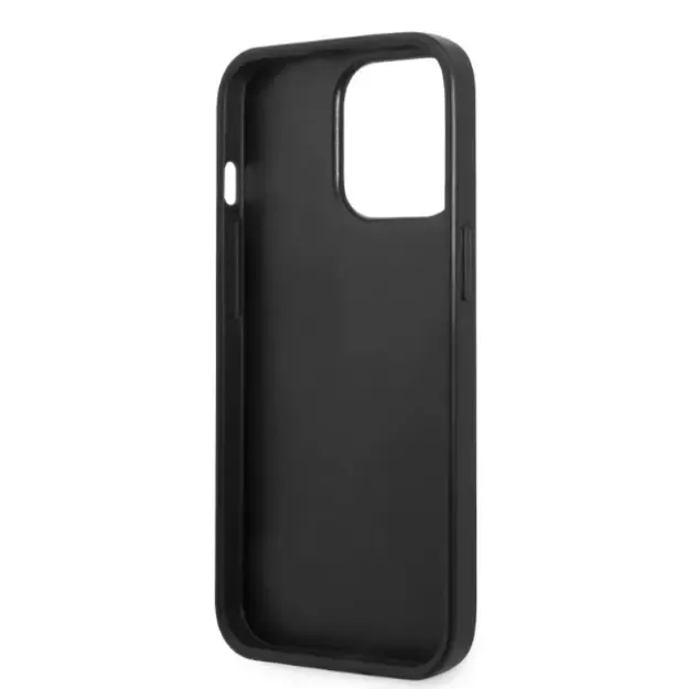 Karl Lagerfeld KLHCP13LSFMP2K iPhone 13 Pro / 13 6.1&quot  hardcase black/black Saffiano Plaque 13
