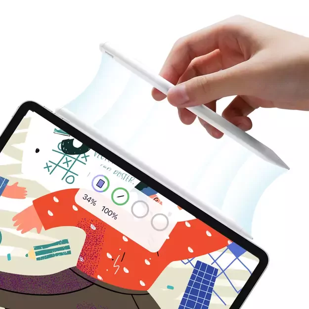 Active stylus for iPad Baseus Smooth Writing 2 SXBC060002 - white 2