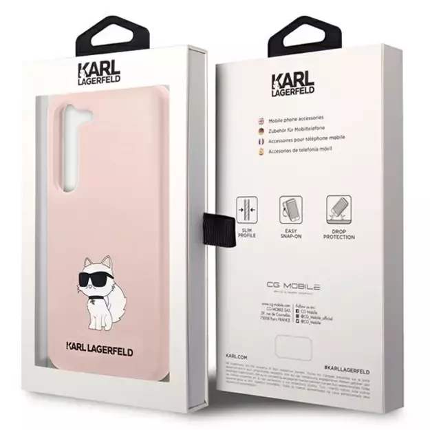Karl Lagerfeld KLHCS23MSNCHBCP S23+ S916 hardcase pink/pink Silicone Choupette 14