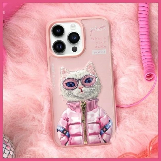Nimmy Cool&amp Cute 2.0 Cat Case for iPhone 15 Pro - Pink 8
