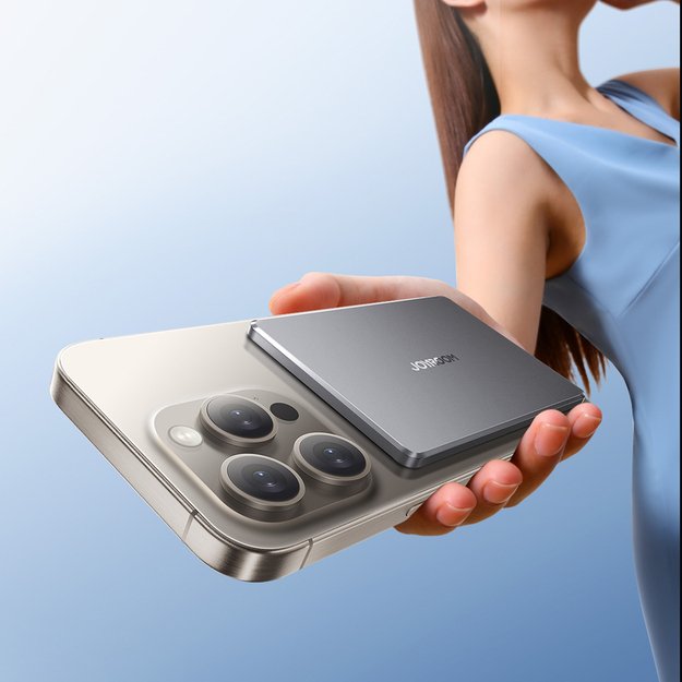 Powerbank Joyroom JR-PBM08 5000mAh 20W ultra-thin with inductive charging - gray 9