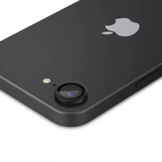 Spigen Optik Pro GLAS.TR &quot Ez Fit&quot  Camera Cover 2-pack for iPhone 16e - Black 13