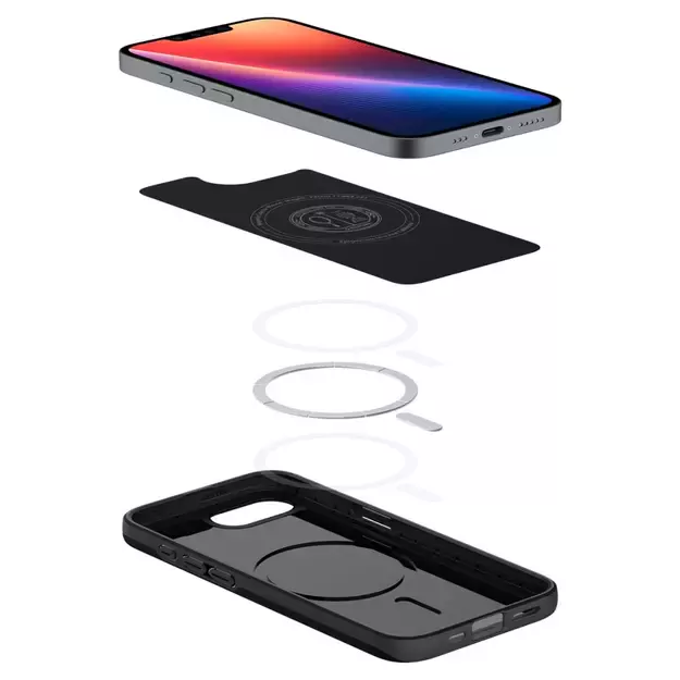 Spigen Thin Fit Mag iPhone 16e Case - Black 19