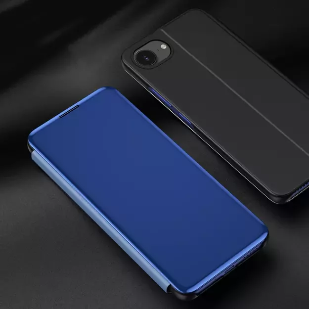 Clear View Case for iPhone 16e Flip Cover - Blue 9