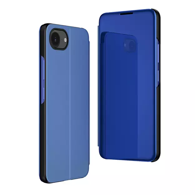 Clear View Case for iPhone 16e Flip Cover - Blue 7