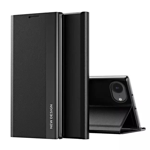 Sleep Case Pro for iPhone 16e with Flip and Stand - Black